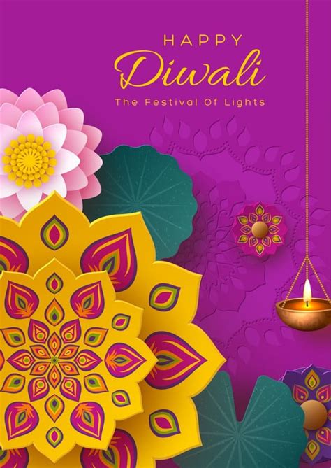 Free and customizable diwali templates .
